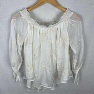 ASTR The Label Off The Shoulder Matilda Top Blouse